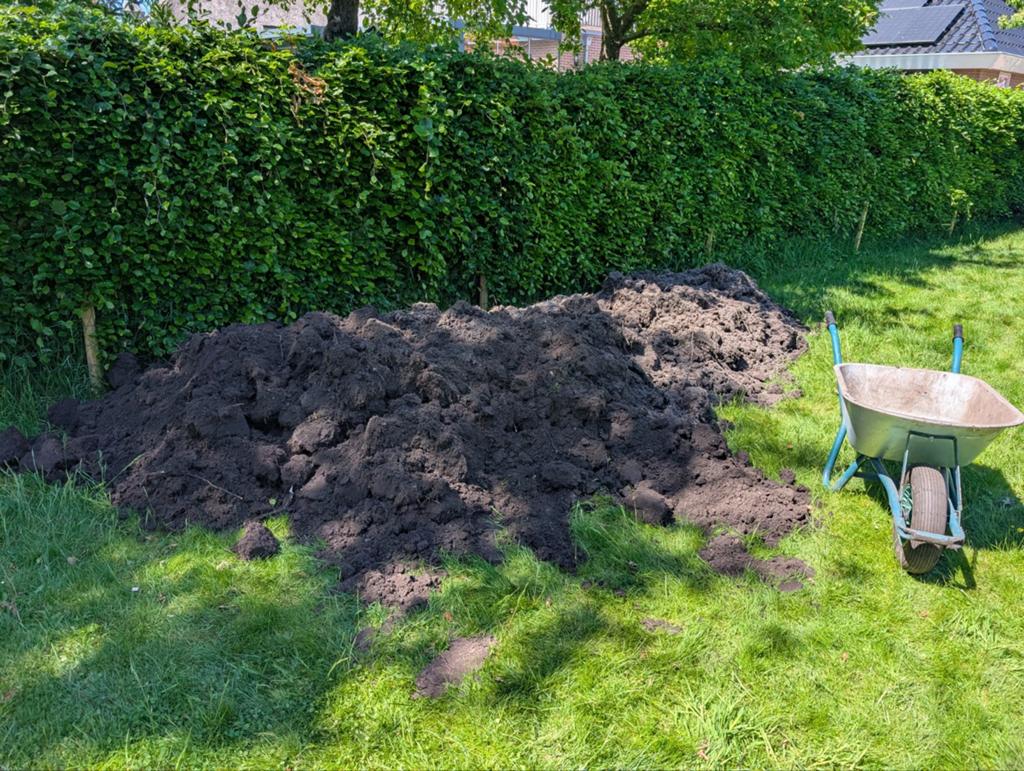 Gratis tuinaarde/grond af te halen, Tuin en Terras, Zand, Ophalen, Gebruikt, Ophoogzand