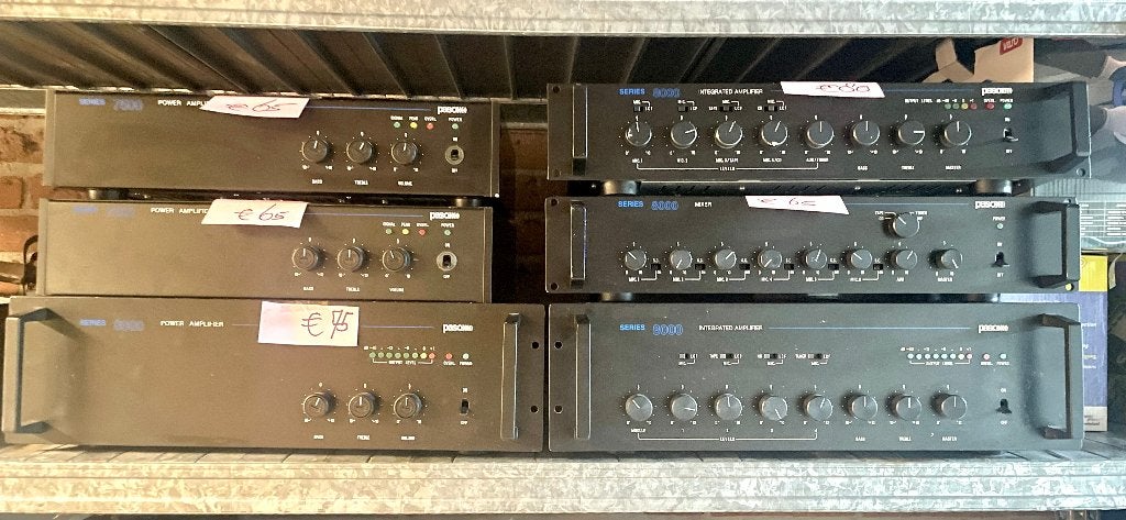 versterker mixer   Paso   model 7000 en 8000, Audio, Tv en Foto, Overige merken, Ophalen of Verzenden, 120 watt of meer, Gebruikt