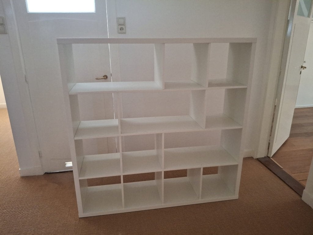 Ikea Kallax kast 4x4 vakken (wit), Ophalen, Gebruikt