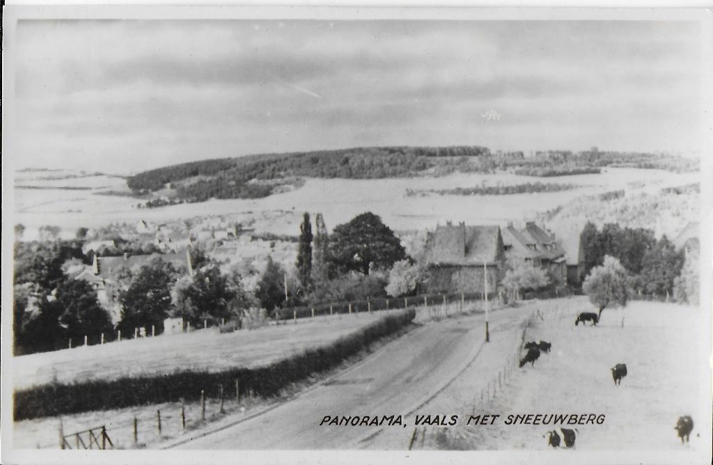 A12 oude ansichtkaart panorama vaals het sneeuwberg, Ophalen of Verzenden, 1920 tot 1940, Ongelopen, Limburg
