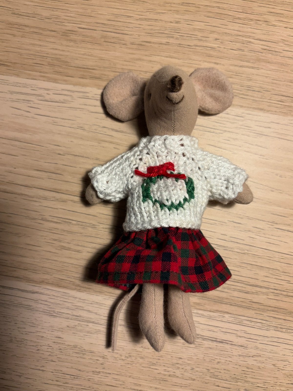 Kerstoutfit voor Maileg grote zus muis, Ophalen of Verzenden, Nieuw, Jongen of Meisje