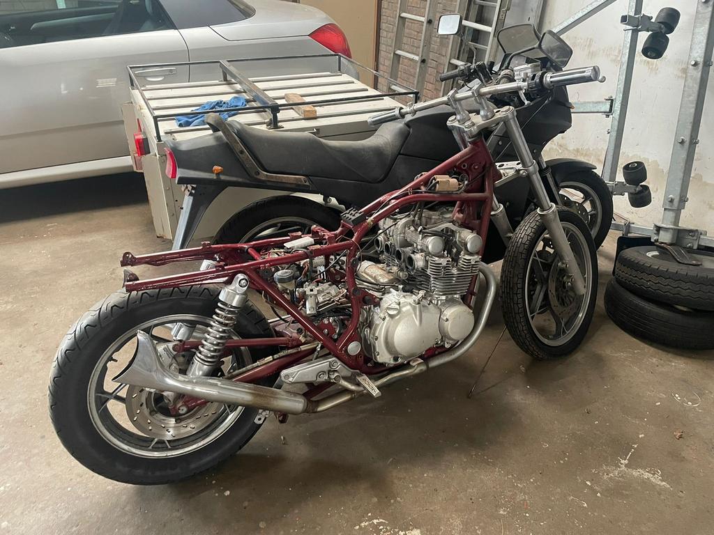Suzuki gs 650 gt bobber/chopper project, Ophalen