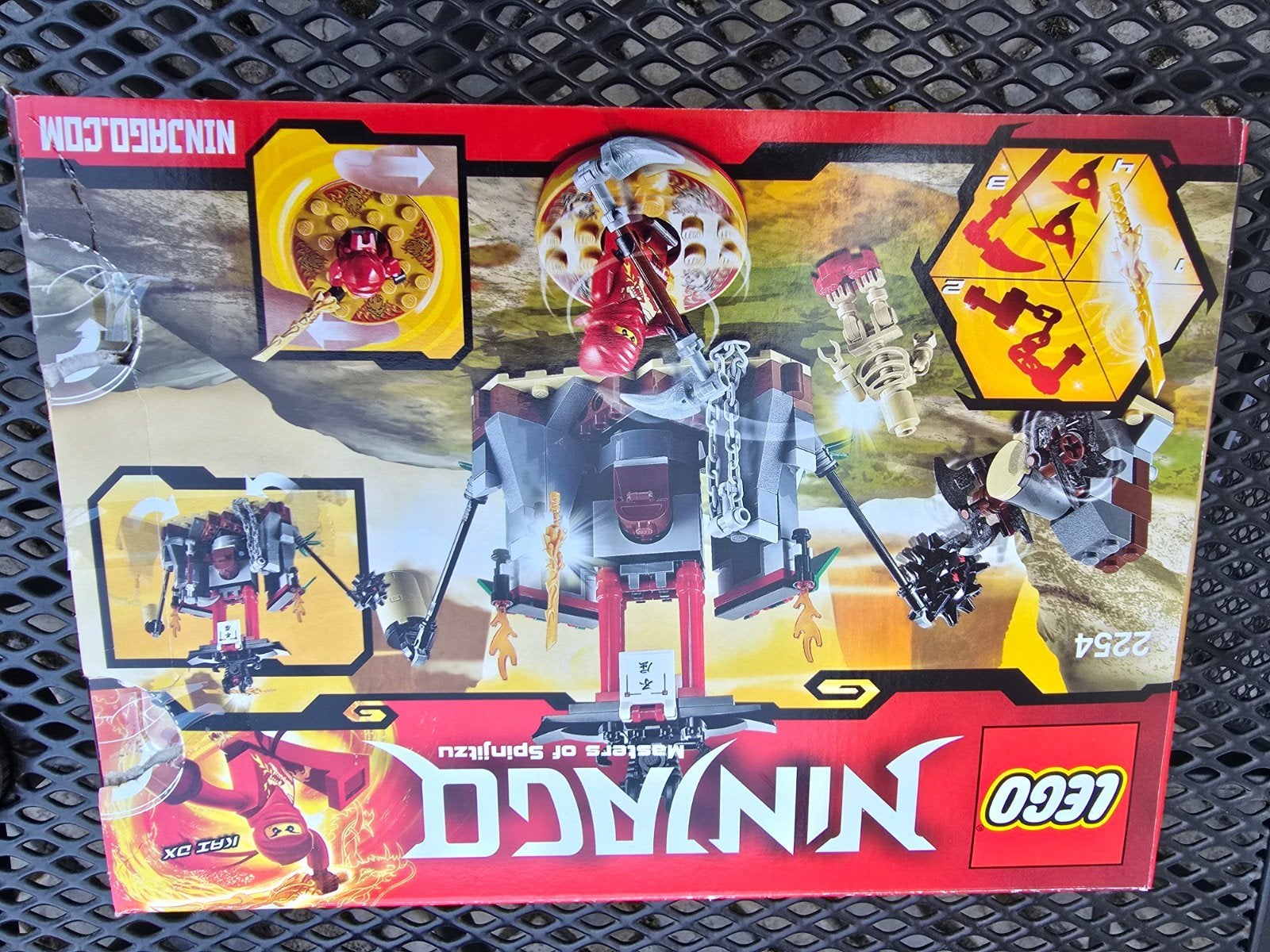 Lego Ninjago 2254 Spinjitzu Rotsarena, Lego, Ophalen of Verzenden, Zo goed als nieuw, Ninjago