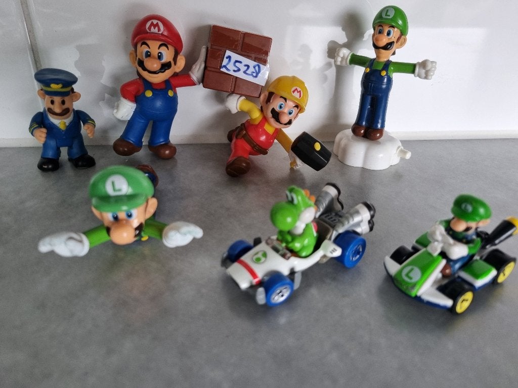 Mario Bros Poppetjes., Ophalen of Verzenden, Zo goed als nieuw
