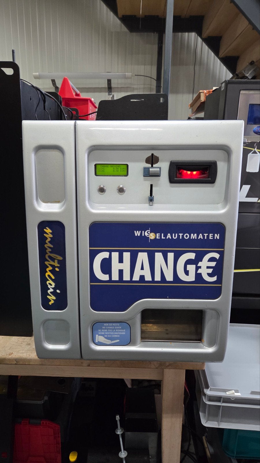 Wisselautomaat multicoin, Verzamelen, Ophalen, Zo goed als nieuw