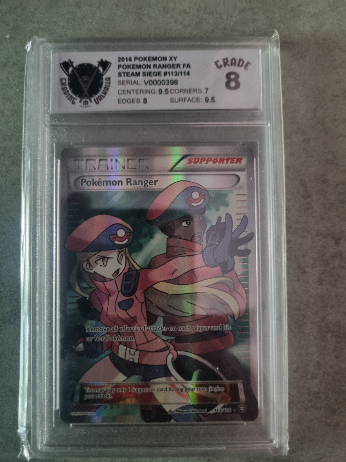 greninja  en pokemon ranger slab, Ophalen of Verzenden, Zo goed als nieuw, Meerdere kaarten, Foil