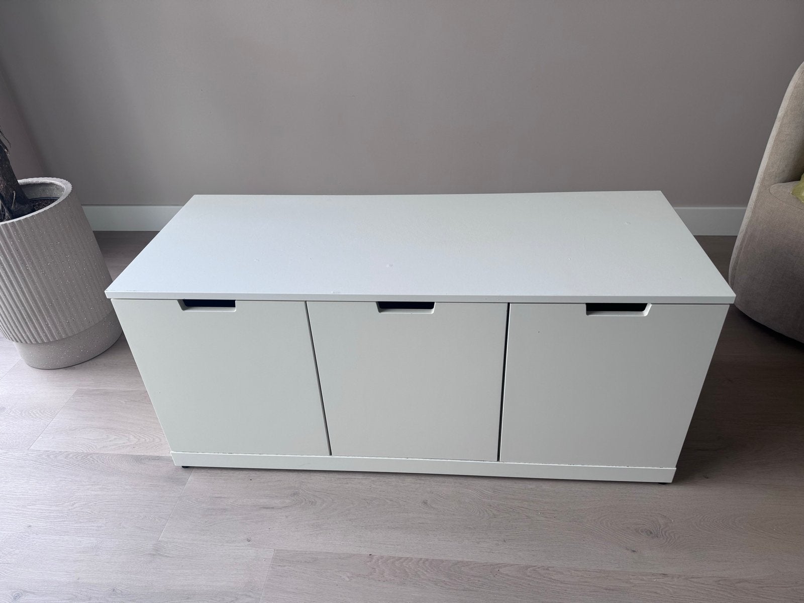 IKEA NORDLI ladekast met 3 lades, wit, Ophalen, Gebruikt, 100 tot 150 cm, Minder dan 100 cm