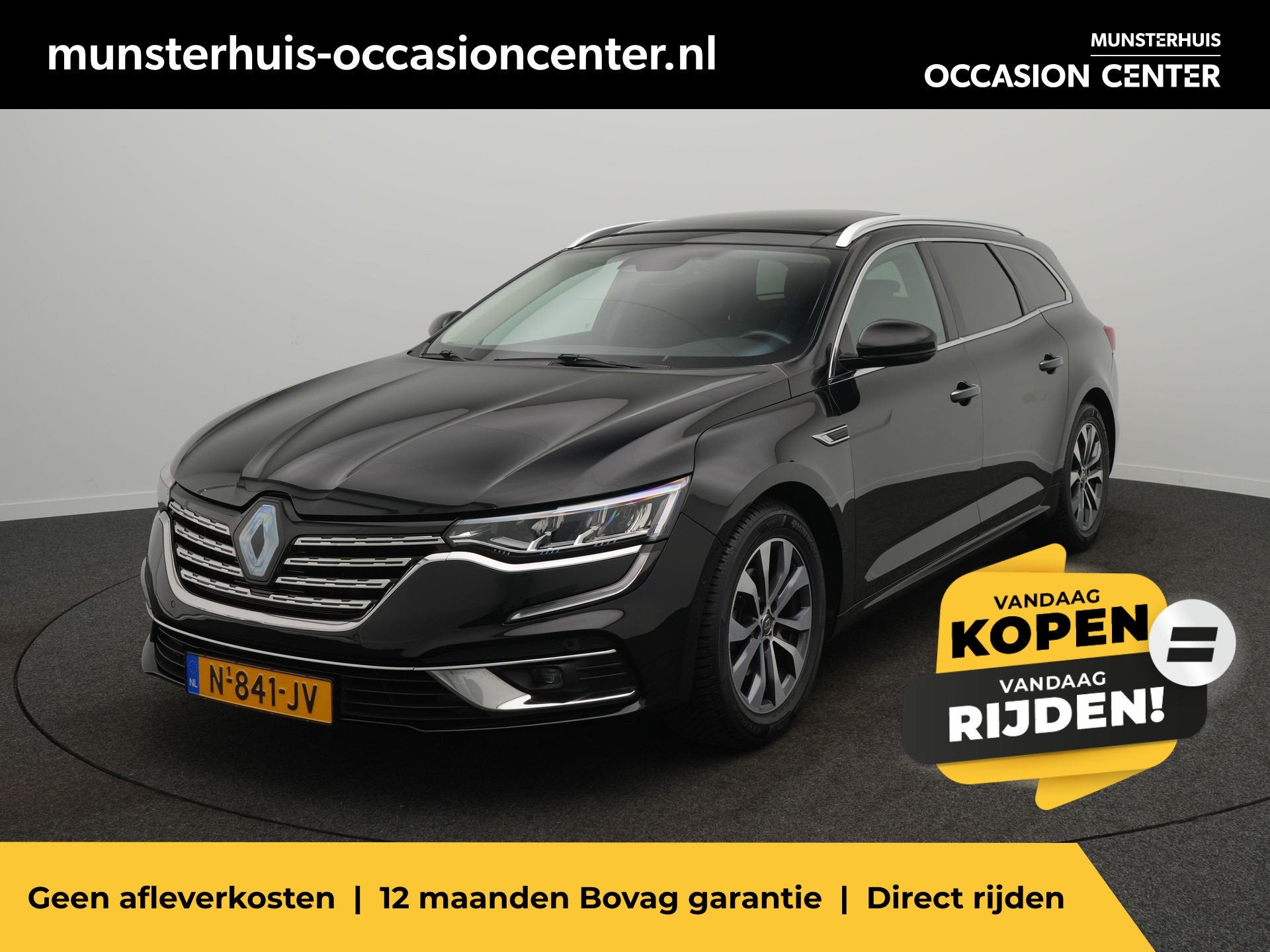 Renault Talisman Estate TCe 160 EDC Business Intens - Occasi, Auto's, 4 cilinders, Leder en Stof, Origineel Nederlands, 158 pk