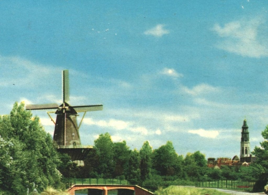 947129 Middelburg Zeeland 1962 Theehuis Gelopen met zegel, Ophalen of Verzenden, 1960 tot 1980, Gelopen, Zeeland