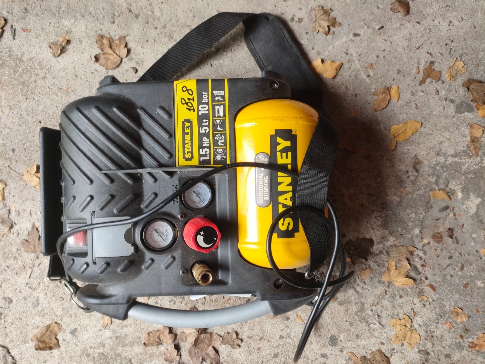 STANLEY Luchtcompressor, Minder dan 25 liter, Ophalen, Minder dan 200 liter/min