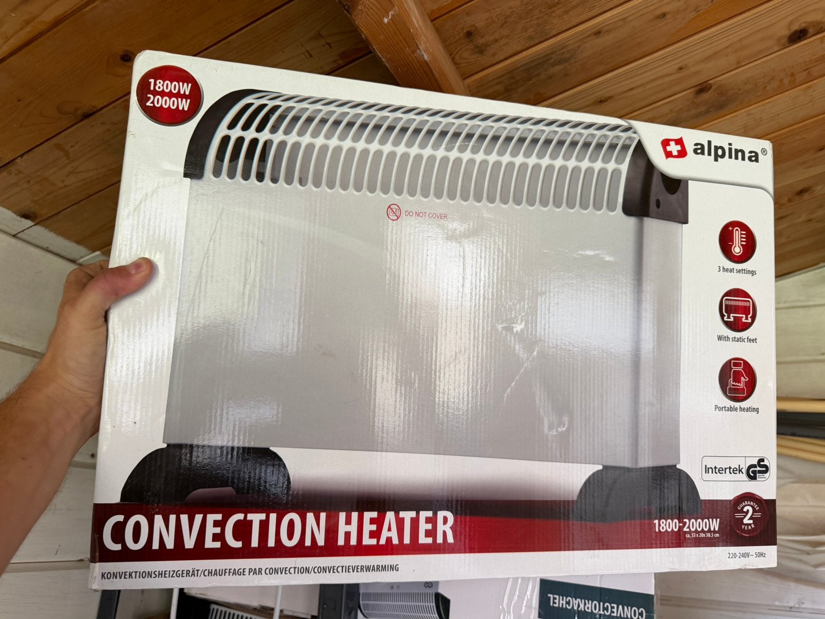 9x Alpina convectorkachel 1800–2000W – €7,50 p/st – partij, Huis en Inrichting, Ophalen of Verzenden, Zo goed als nieuw, Elektrisch