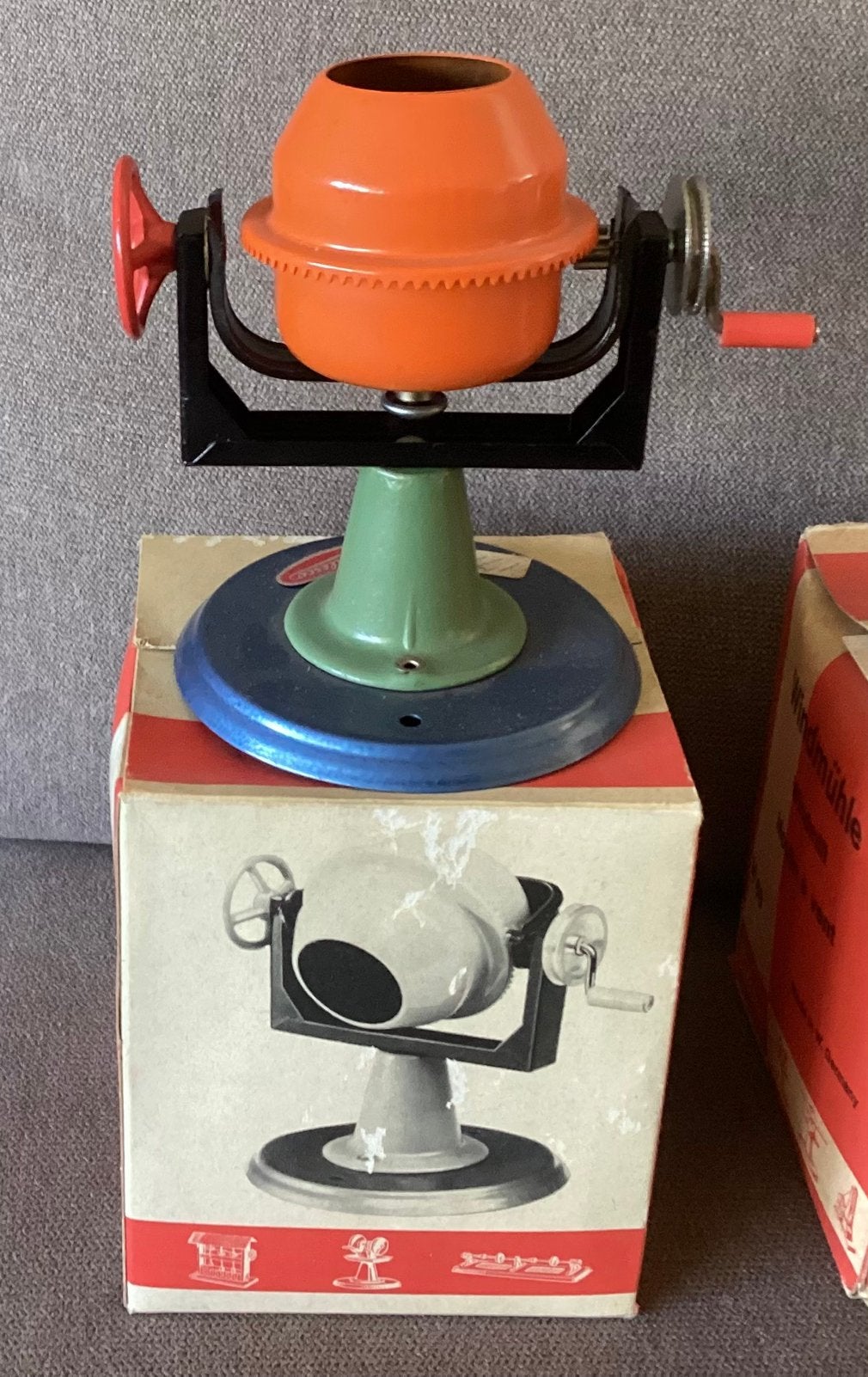 Vintage Wilesco Betonmixer M63,stoommachine,nieuw in doos!, Ophalen