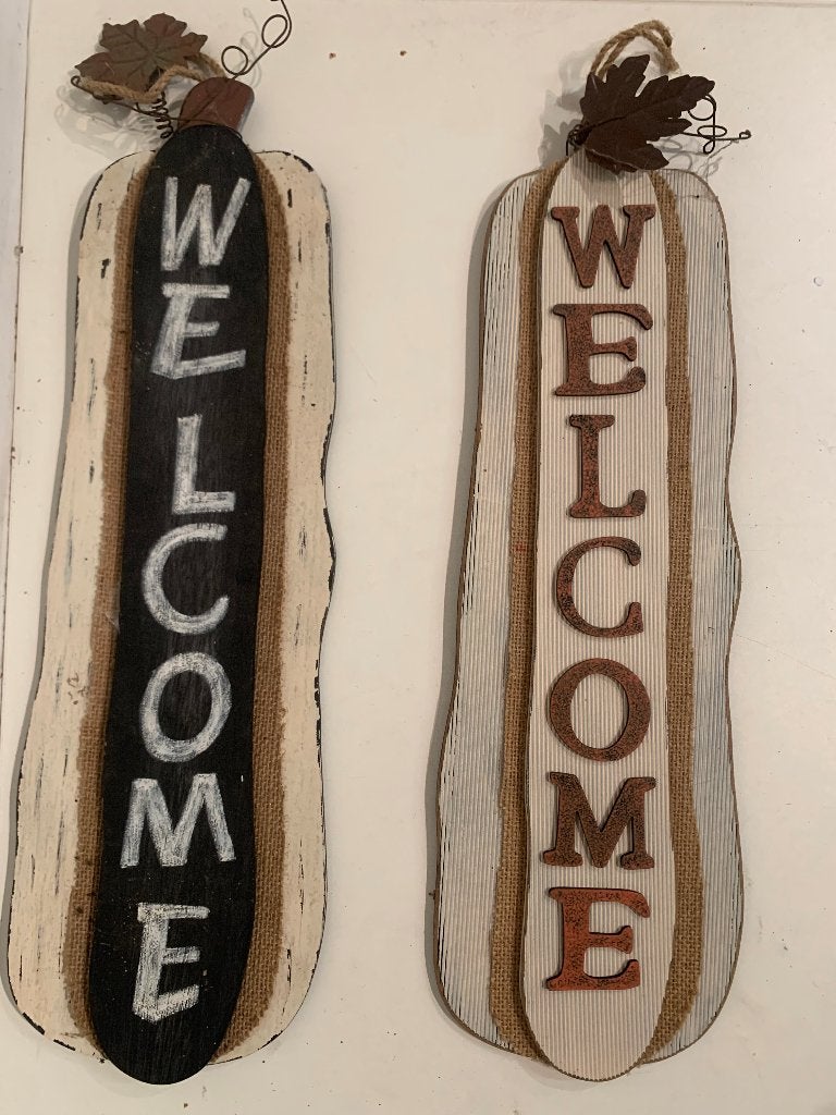 2 Welcome bordjes, Niet bekend, Niet bekend, Nieuw, Ophalen of Verzenden