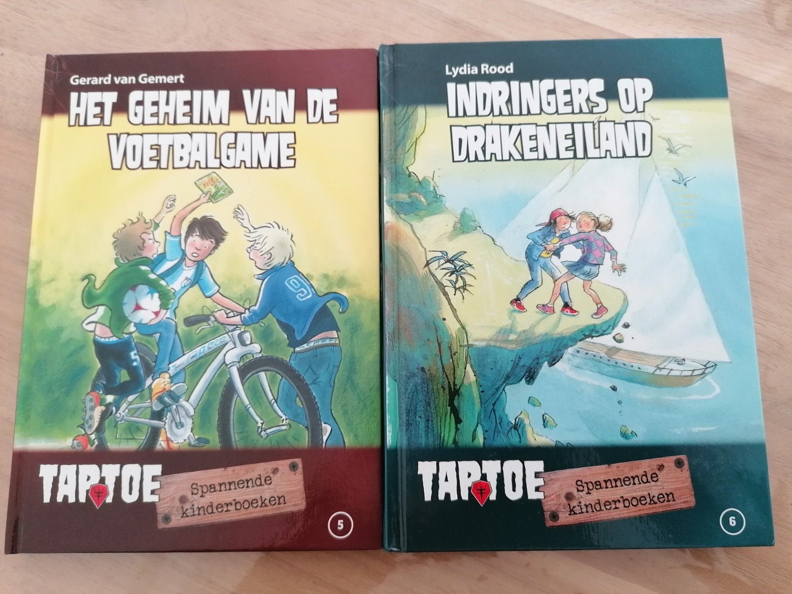 2 Taptoe Kinderboeken - Spannende Avonturen!, Ophalen of Verzenden, Gelezen, Gerard van Gemert, Lydia Rood, Fictie algemeen