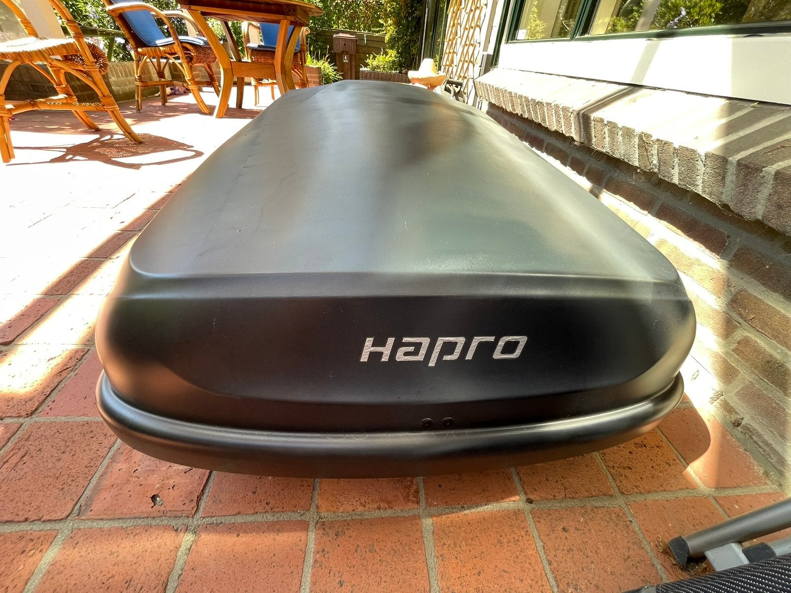 Zeer grote Hapro Cruiser Dakkoffer 610 L+bevestigingssysteem, Ophalen, Zo goed als nieuw