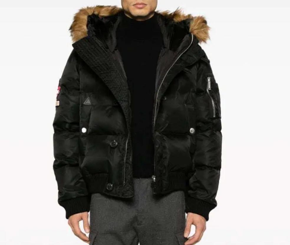 Dsquared jas zwart, Kleding | Heren, Jassen | Winter, Gedragen, Maat 48/50 (M), Zwart, Ophalen of Verzenden