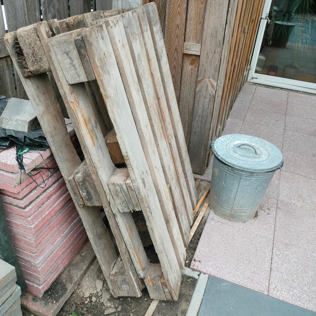 Pallets, Ophalen, Gebruikt, Minder dan 25 mm, Pallet