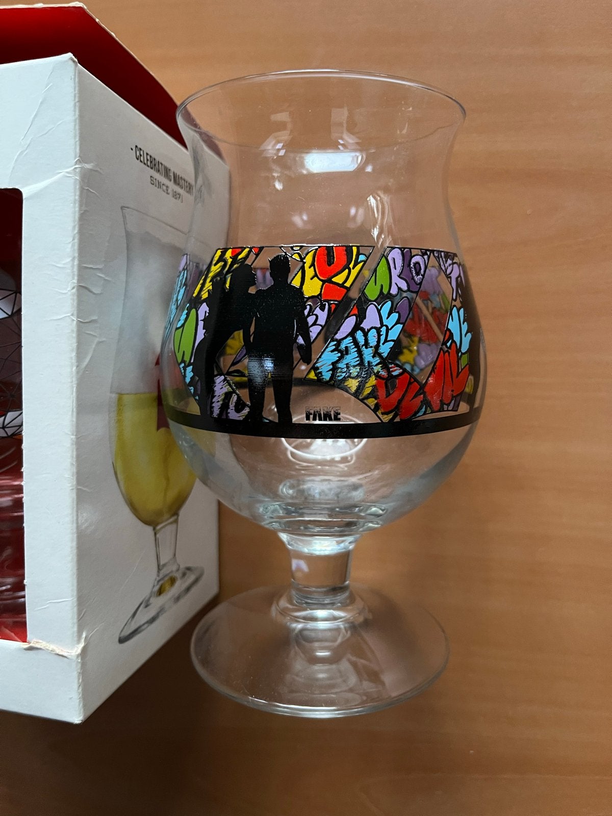 Limited Edition Duvel Glas - Graffiti Design, Ophalen of Verzenden