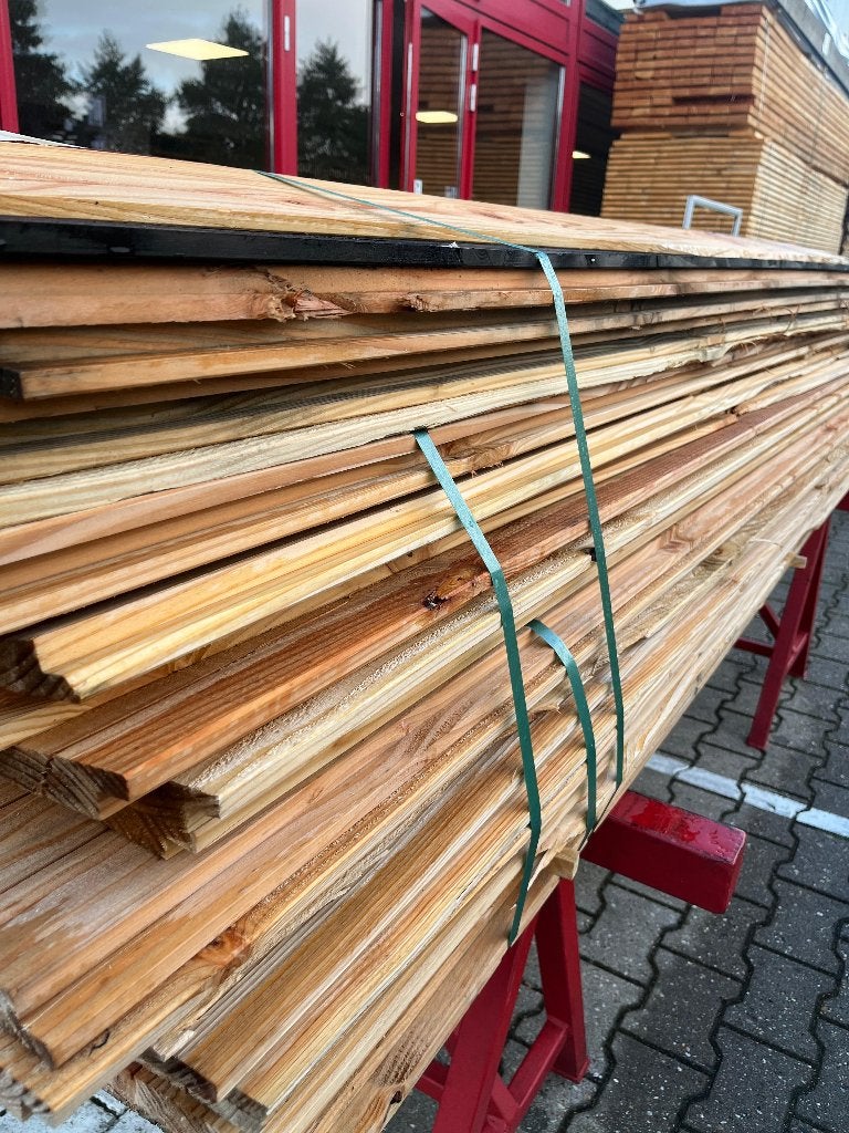 Douglas Lariks Zweeds rabat 2,5m restpartij, Ophalen, Zo goed als nieuw, 250 cm of meer, Planken