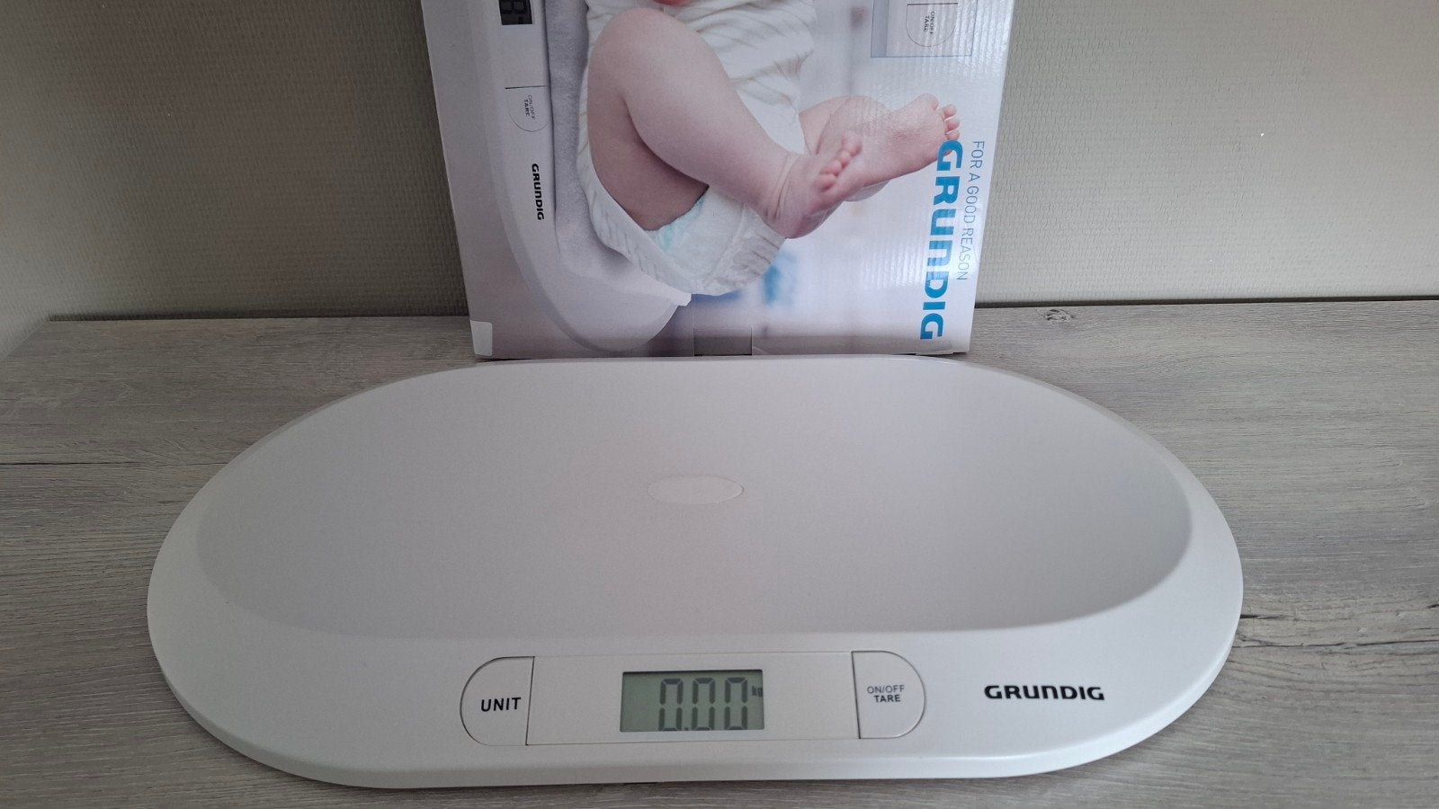 Baby weegschaal grundig, Ophalen, Zo goed als nieuw
