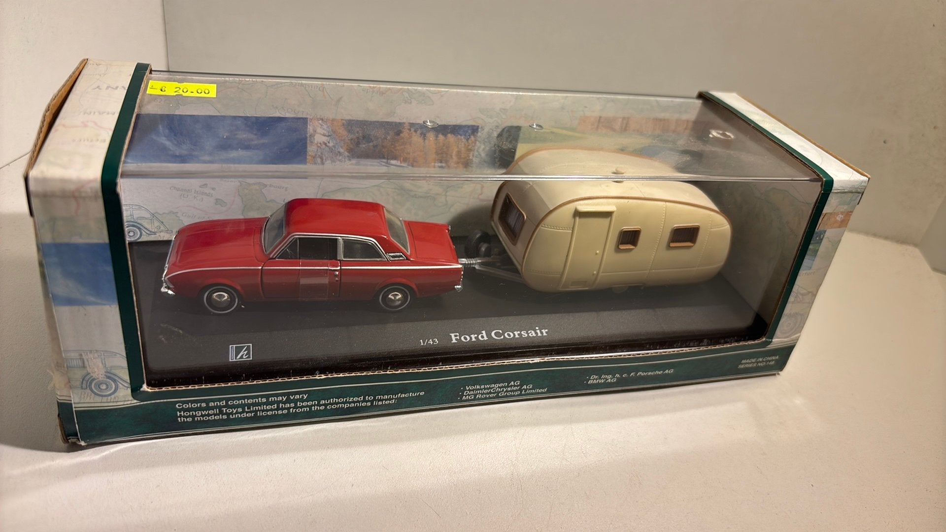 Ford corsair +caravan cararama 1.43, Overige merken, Auto, Ophalen of Verzenden, A