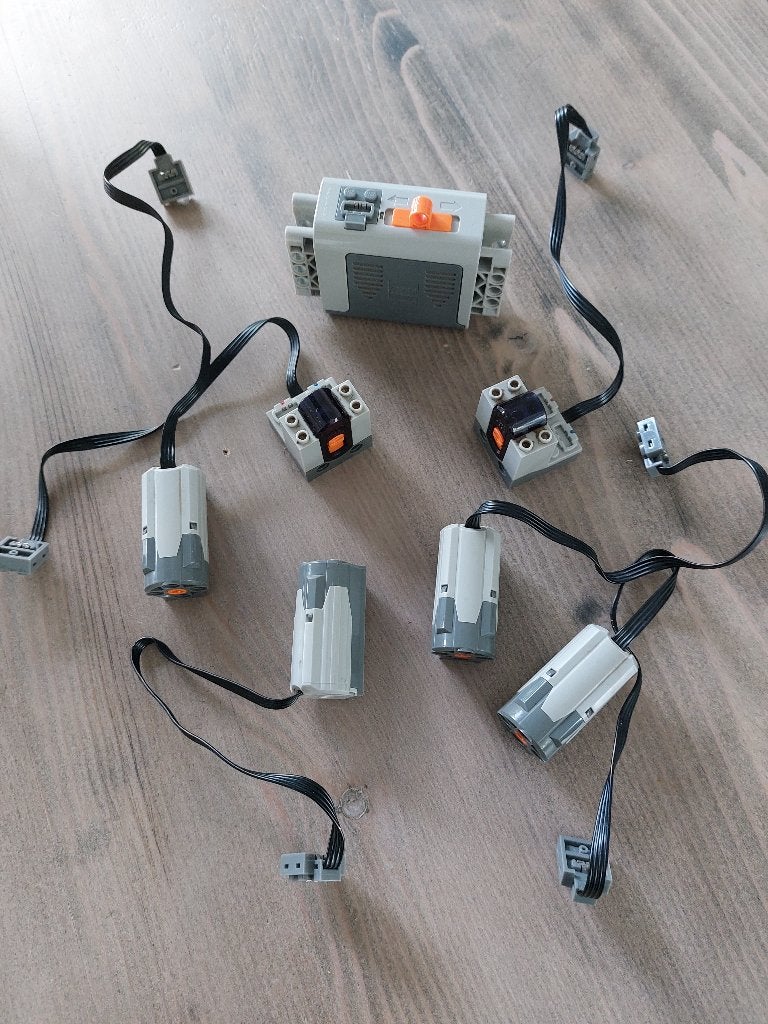 technic Lego motorset 7-delig, Lego, Ophalen of Verzenden, Zo goed als nieuw, Technic