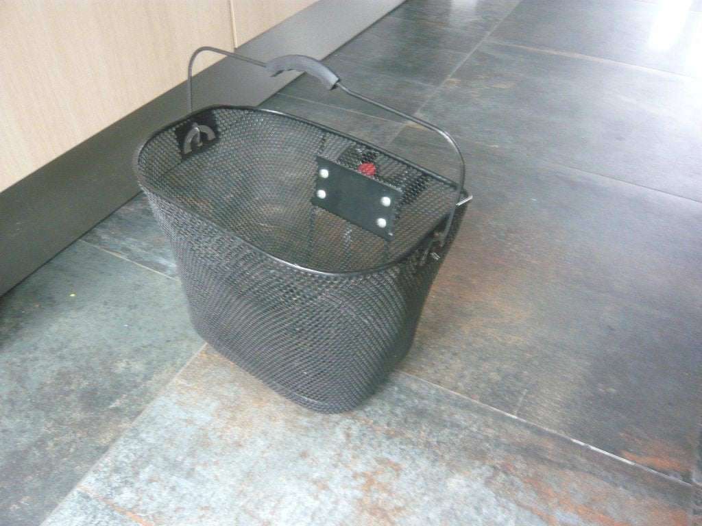 fietsmand metaal, Ophalen of Verzenden, Zo goed als nieuw, Fietsmand, Stuurbevestiging