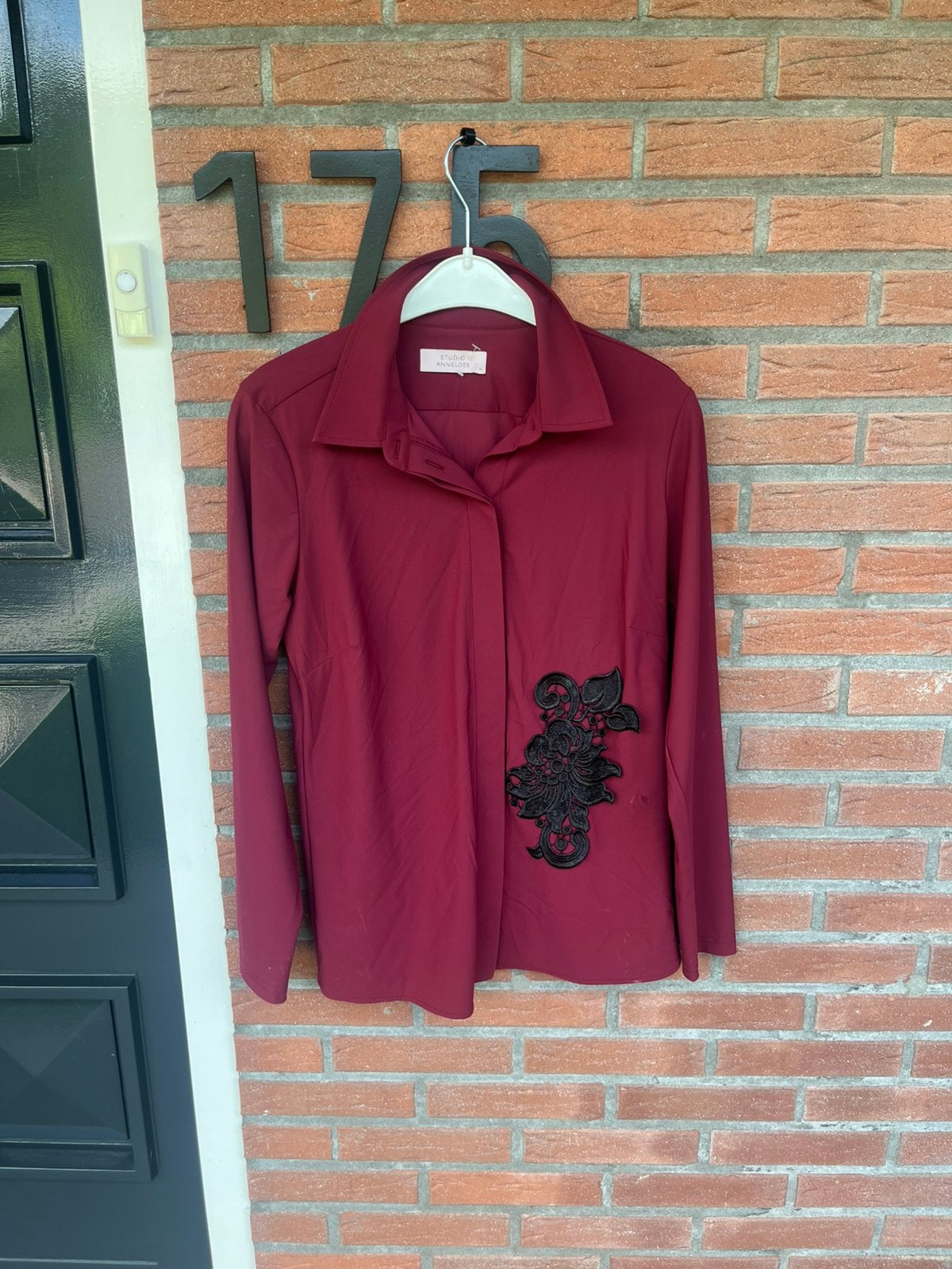 Studio anneloes travelstof blouse maat m als nieuw, Ophalen of Verzenden, Zo goed als nieuw, Maat 38/40 (M)