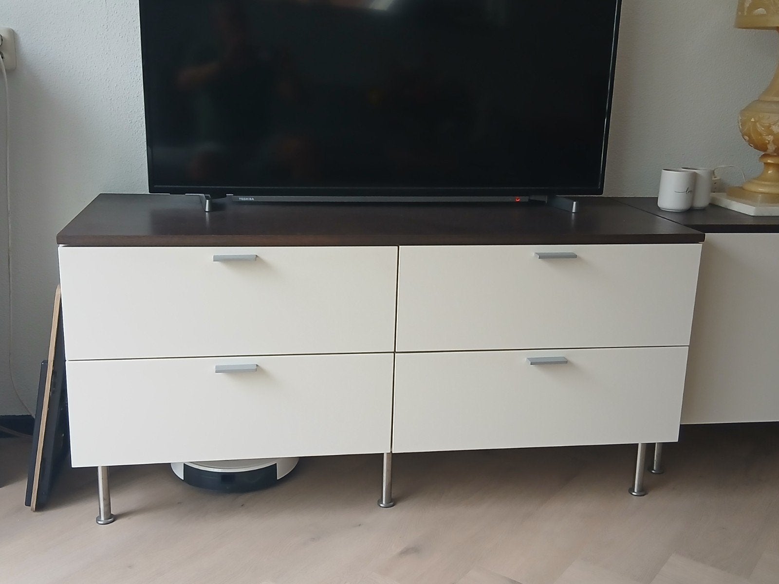 Modern TV-meubel met opbergruimte Interlubke, Gebruikt, 100 tot 150 cm, Minder dan 100 cm, Modern