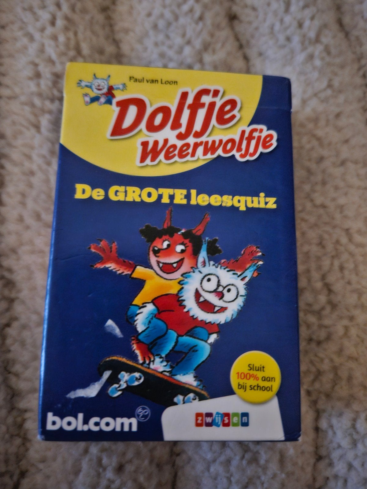 Dolfje Weerwolfje De Grote Leesquiz Kaartspel, Een of twee spelers, Ophalen of Verzenden, Nieuw, Bol.com / Zwijsen