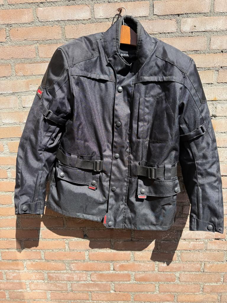 Motorjas maat XL Textiel Jas Zwart motor jas, Ophalen of Verzenden, Tweedehands, Heren, Jas | textiel