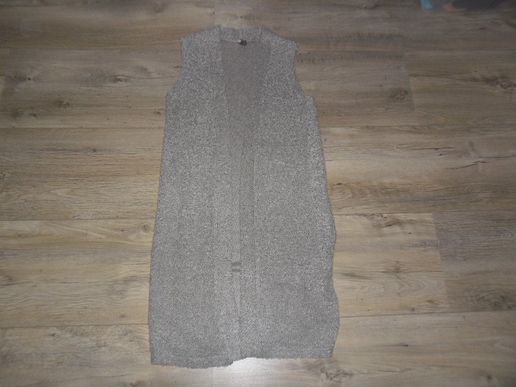 People of 2Morrow Grijs Lang Vest/Top Gilet Maat M, Kleding | Dames, Maat 38/40 (M), Ophalen of Verzenden, Zonder mouw, Grijs