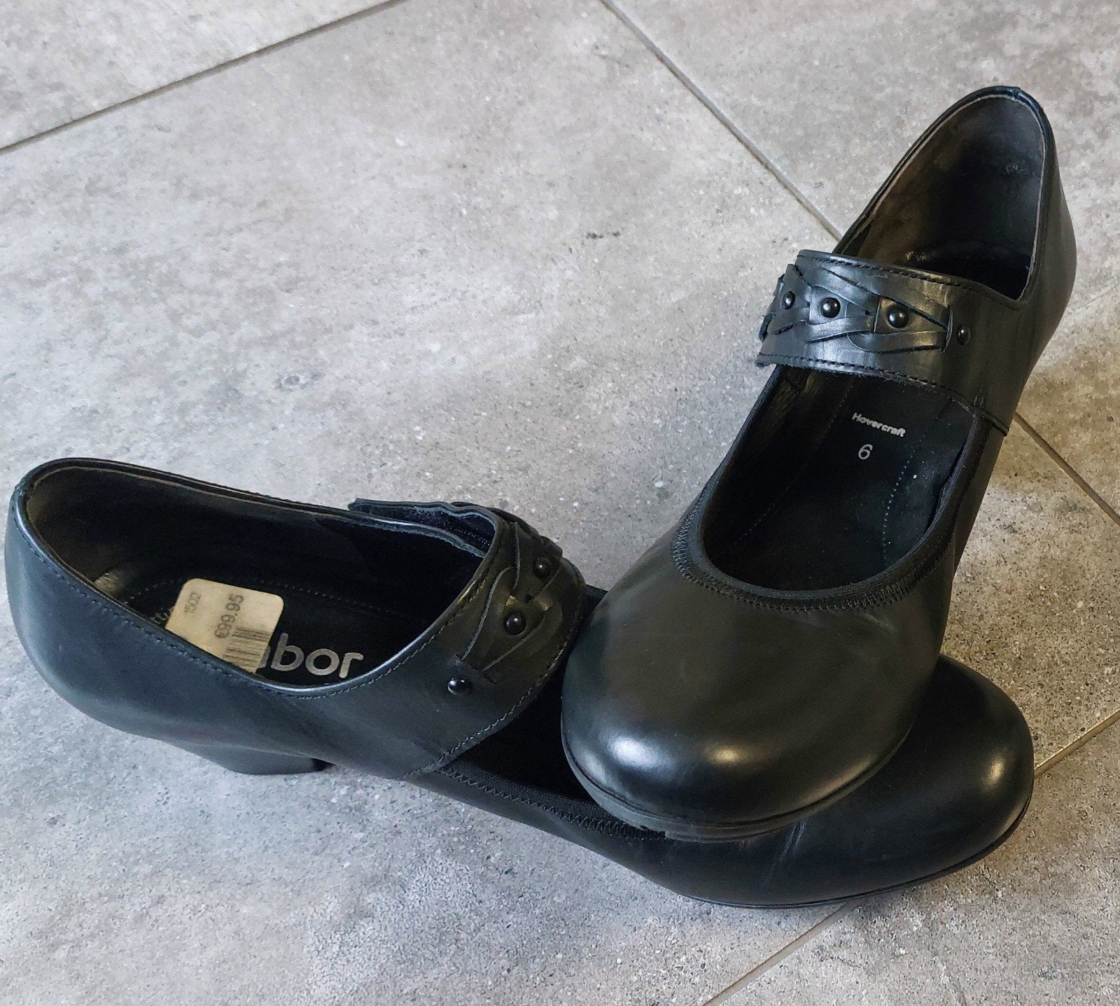 Gabor bandschoenen maat 39, Schoenen met lage hakken, Zwart, Gabor, Ophalen of Verzenden