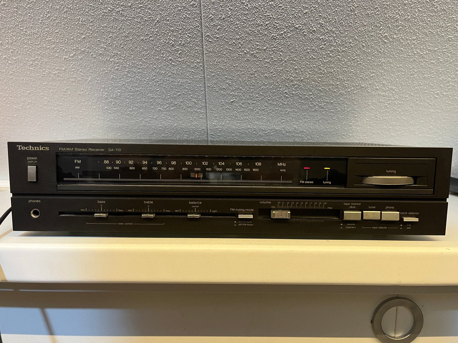 Technics SA-110 FM/AM Stereo Receiver - Vintage Audio, Overige merken, Gebruikt, Ophalen of Verzenden, 60 tot 120 watt