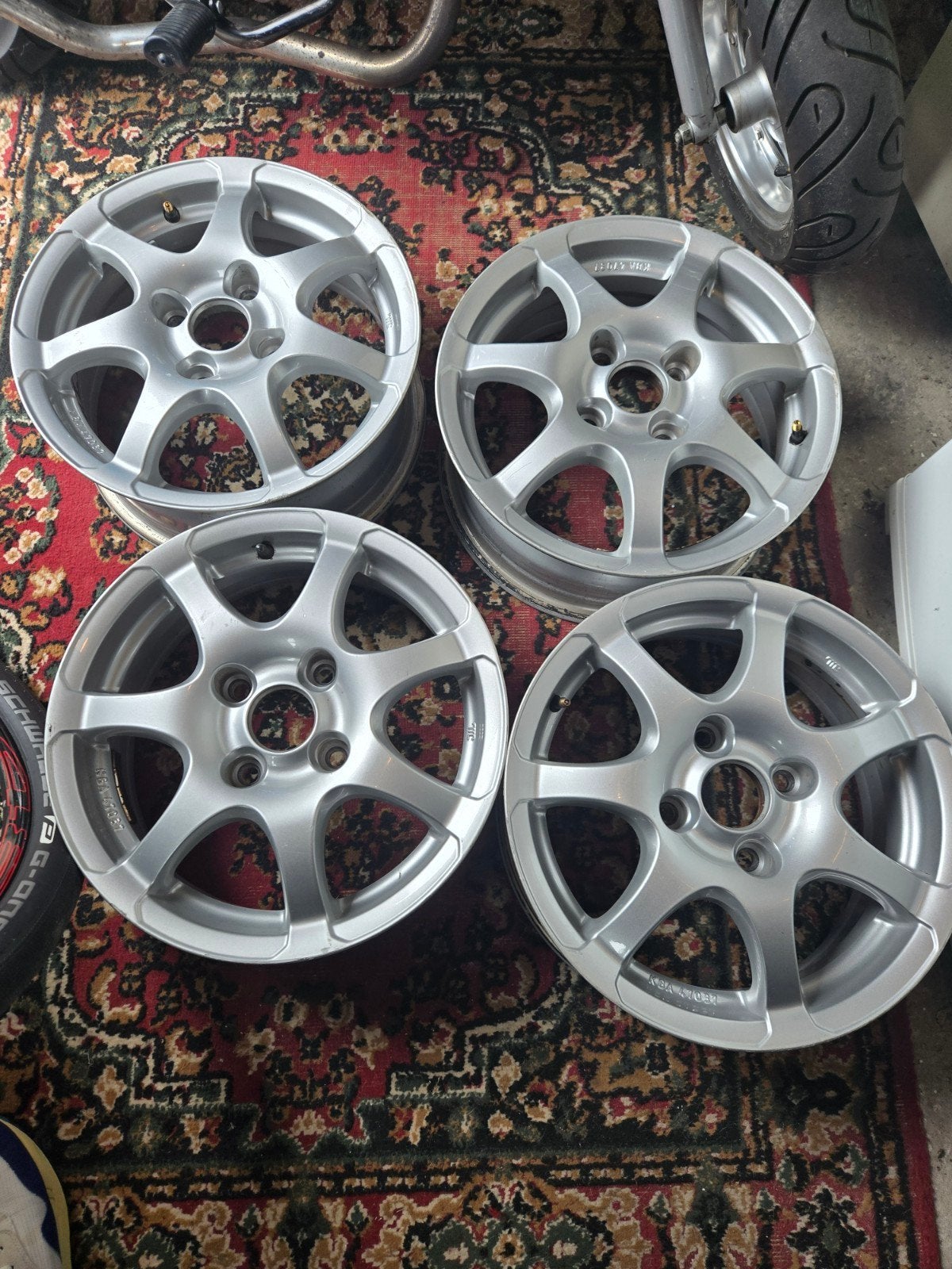 velgen 6jx15ET42 4x114.3, Ophalen, Gebruikt, 15 inch, Velg(en)