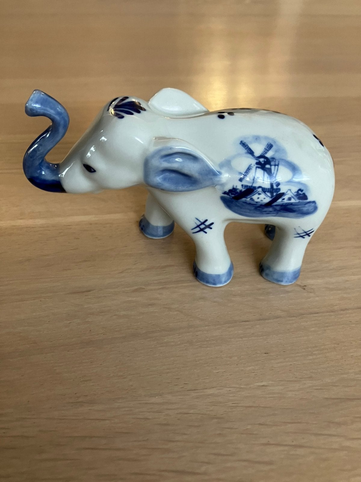 Olifant Delftsblauw handpainted nummer 506, Antiek en Kunst, Ophalen of Verzenden