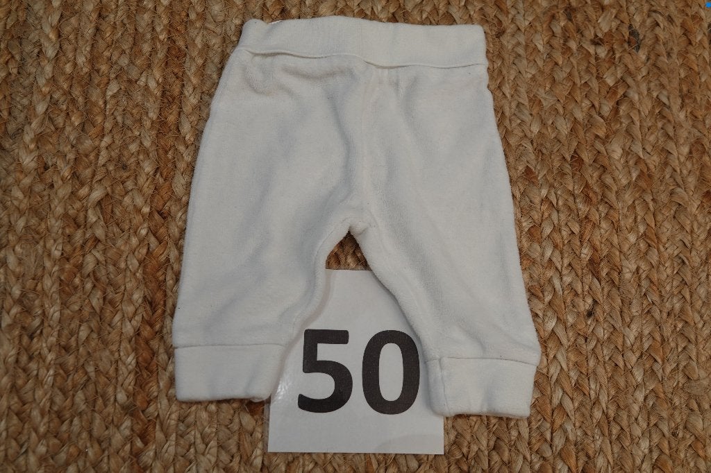 Wit warm broekje maat 50 Zeeman (25), Zeeman, Broekje, Jongetje of Meisje, Ophalen of Verzenden