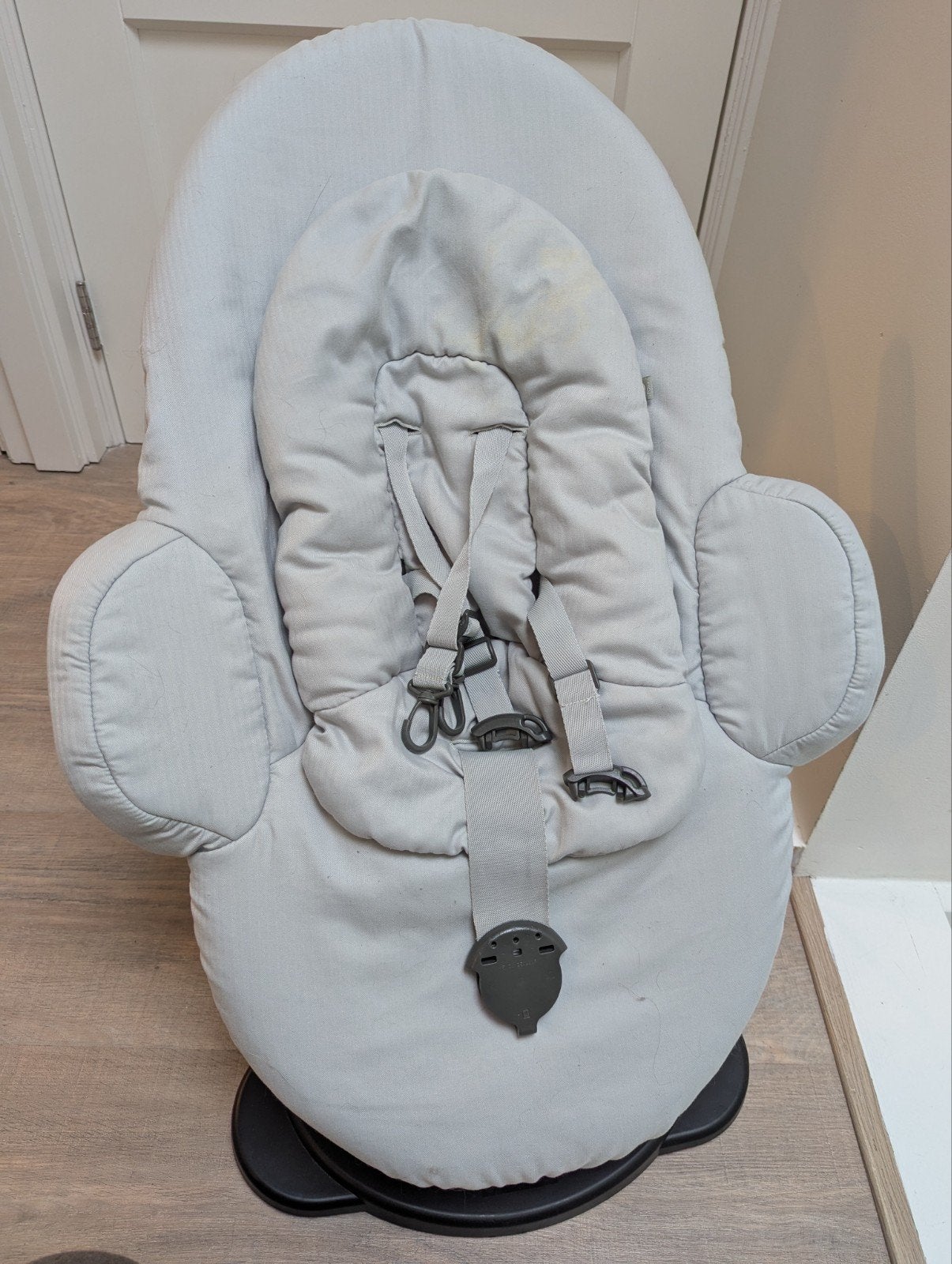 stokke steps bouncer inc verkleiner, Kinderen en Baby's, Overige merken, Gebruikt, Wipstoel, Met gordel(s) of riempje(s)