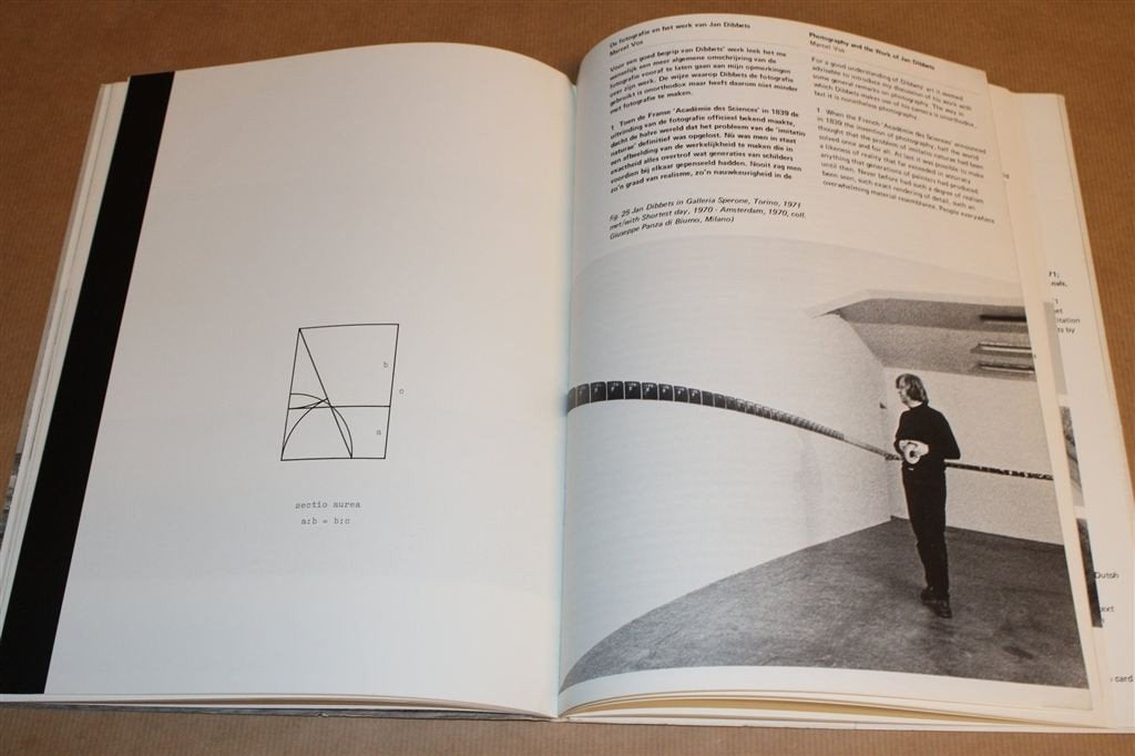 Jan Dibbets — Catalogus Stedelijk Museum [1972], Ophalen of Verzenden, Gelezen