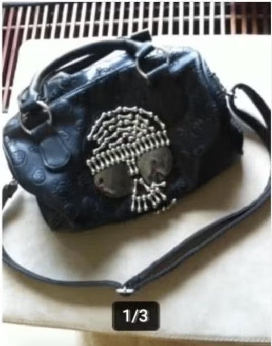 Dames tas zwart br 30 cm H25cm Ronghua, Ophalen of Verzenden, Zo goed als nieuw, Zwart, Overige merken