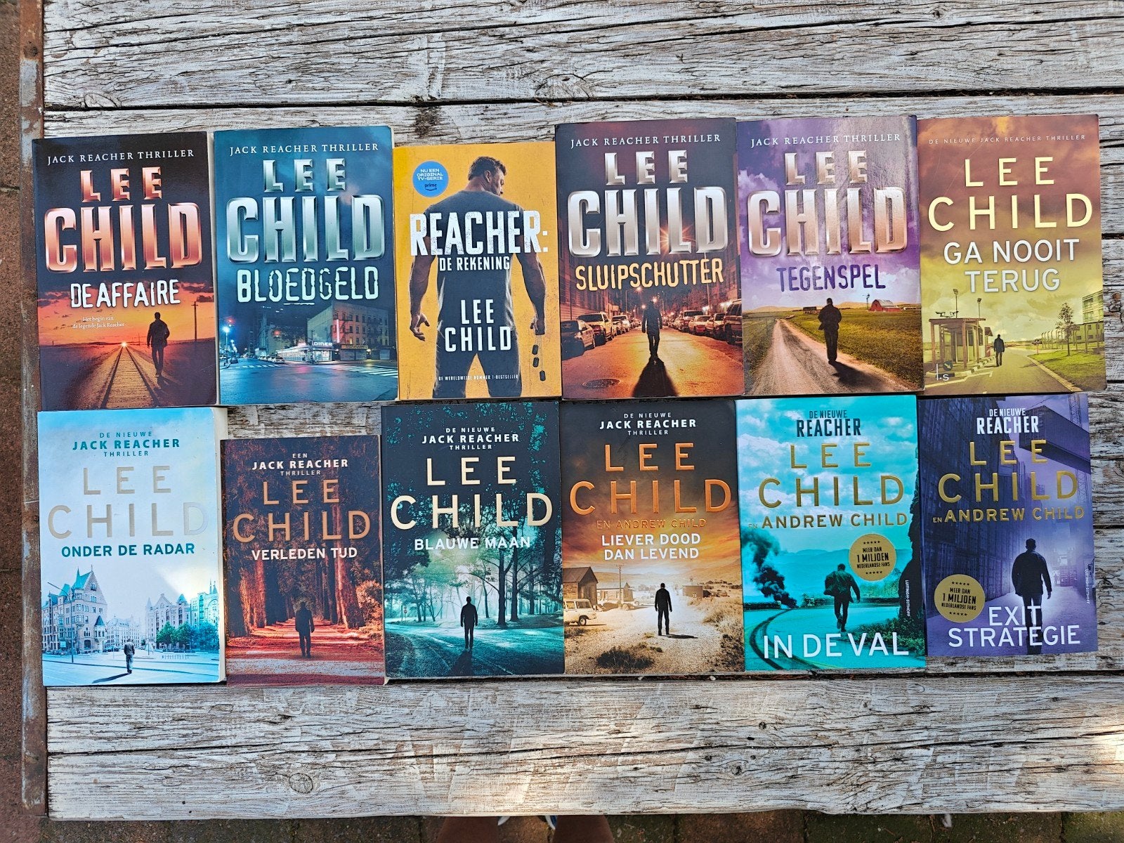 12  Delen van de serie: Jack Reacher., Ophalen of Verzenden, Zo goed als nieuw