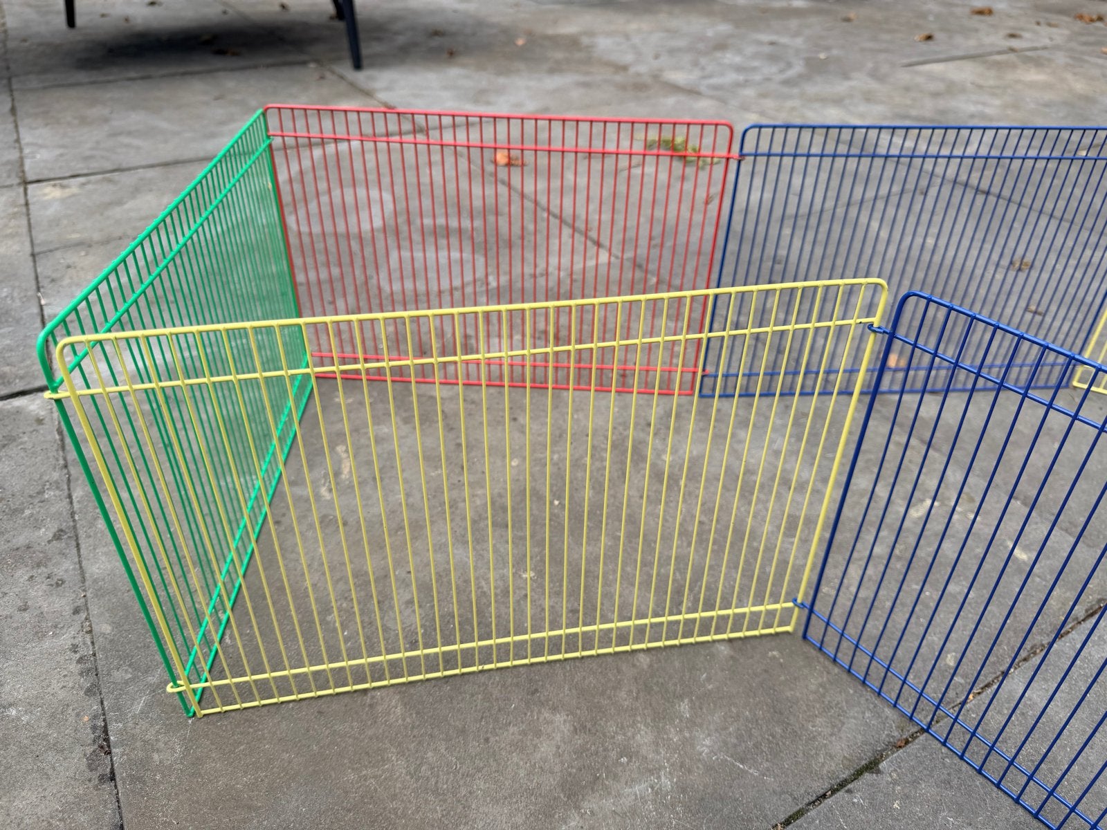 Hamster ren, 14 stuks gekleurde metalen panelen, Rat, Ren, Ophalen, Minder dan 60 cm