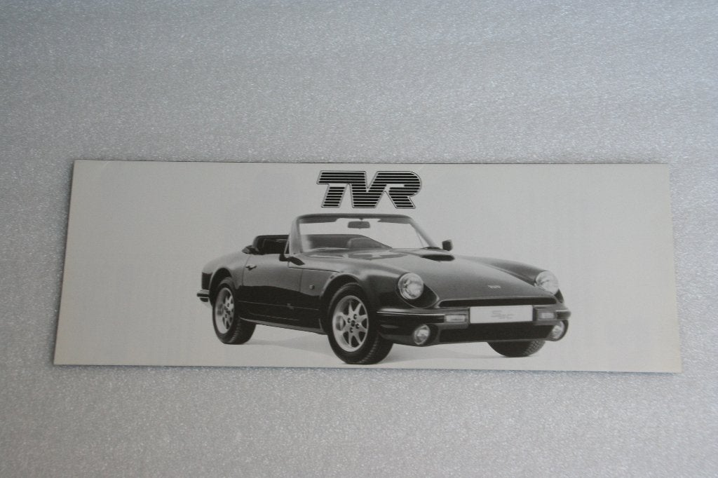 Folder TVR/Morgan leveringsprogramma (1991) (1), Ophalen of Verzenden, Nieuw, Overige merken
