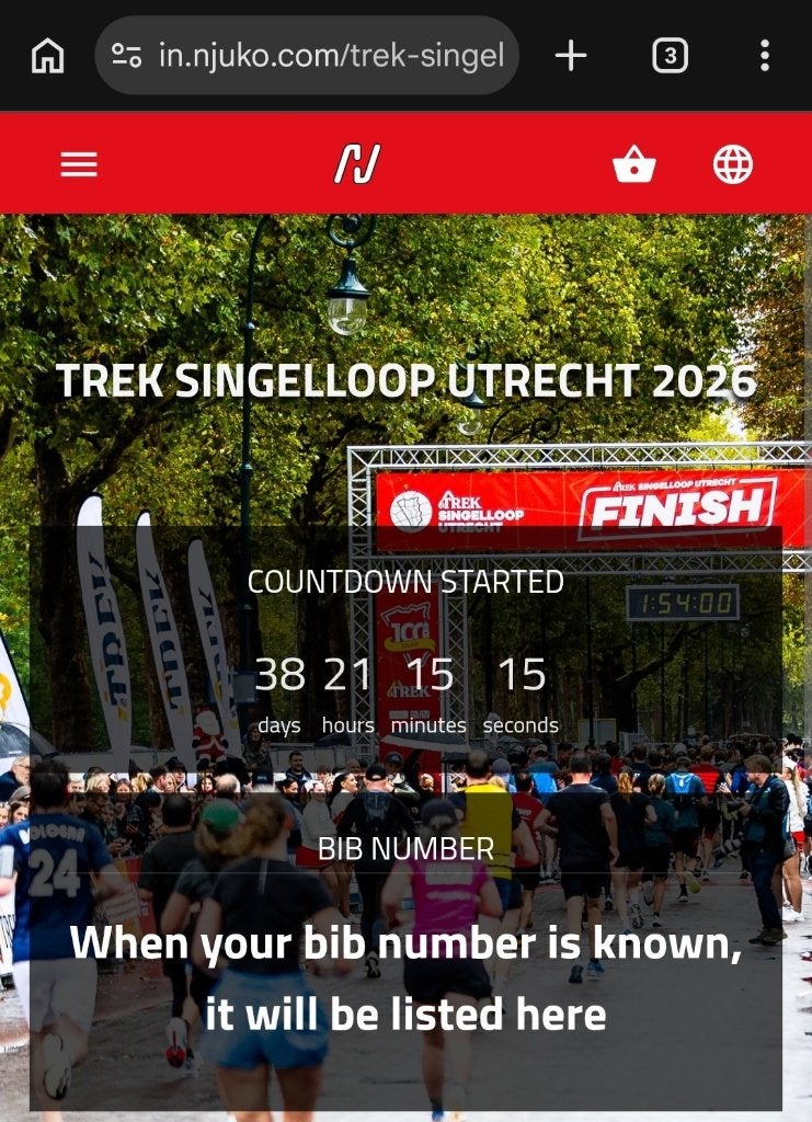 Singelloop 10 km Trek ticket - Medal engraving included, Tickets en Kaartjes, Eén persoon