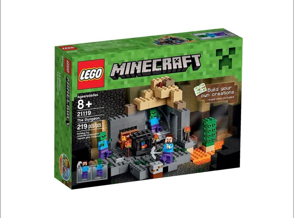 LEGO Minecraft 21119 The Dungeon, Ophalen of Verzenden, Gebruikt, Complete set, Lego