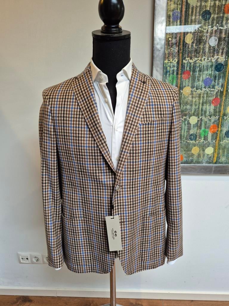 Nieuw Corneliani Colbert, maat 50, spring summer, half lined, Kleding | Heren, Corneliani, Maat 48/50 (M), Beige, Nieuw
