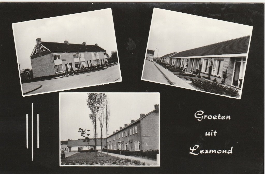 LEXMOND Straten Huizen Groeten, Verzamelen, Ansichtkaarten | Nederland, Gelopen, Utrecht, 1960 tot 1980, Verzenden