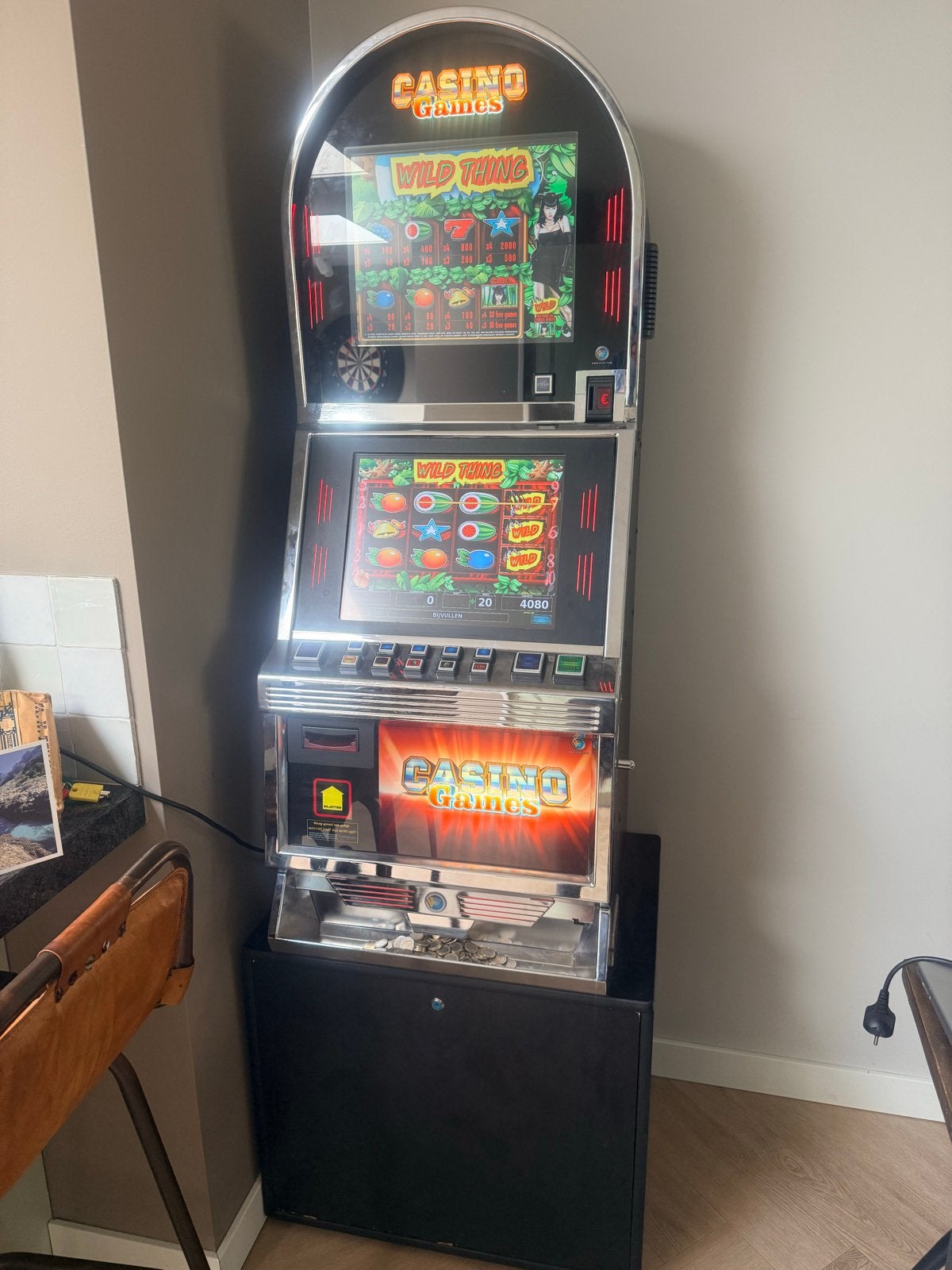 Gokkast Wild Thing - Casino Games, Verzamelen, Euro, Ophalen, Gebruikt