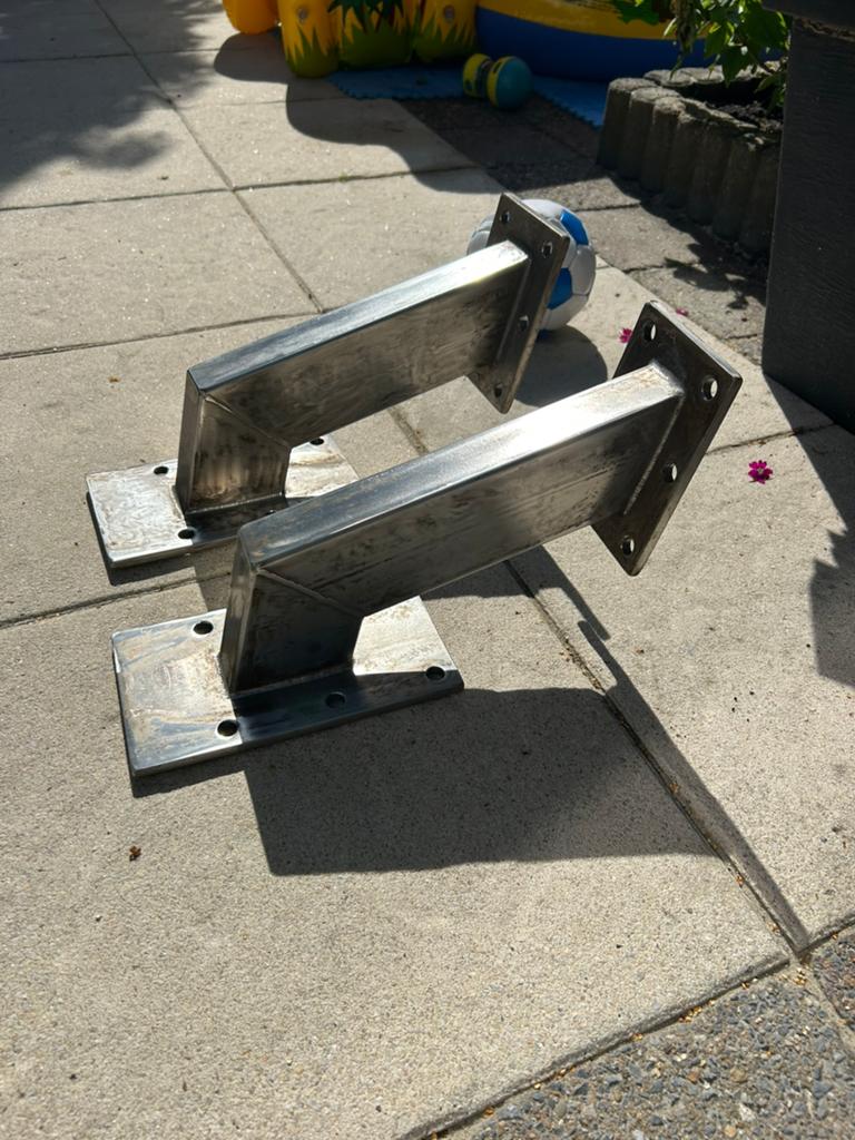 Davits steunen spiegel, Ophalen of Verzenden, Gebruikt, Motorboot