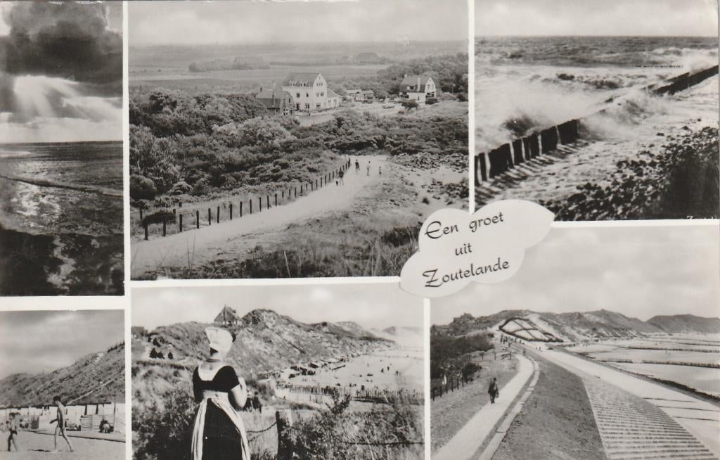 ZOUTELANDE Zee Duin Klederdracht Boulevard, Verzenden, 1960 tot 1980, Gelopen, Zeeland